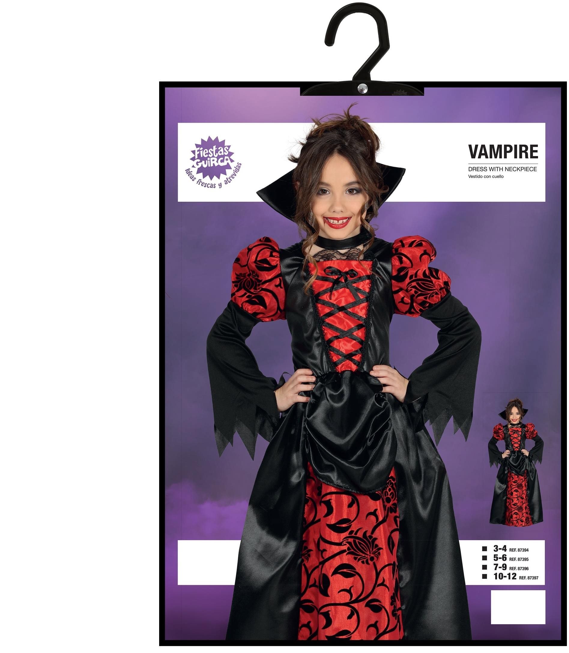 GUIRCA Vampiress children's costume 5 - 6 years