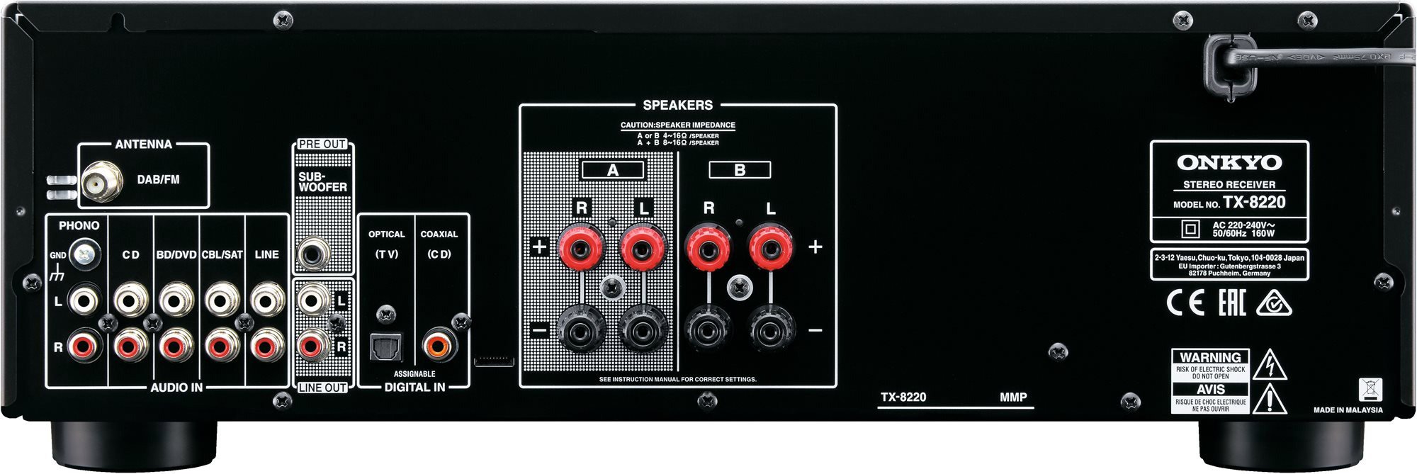 AV receiver ONKYO TX-8220 černý