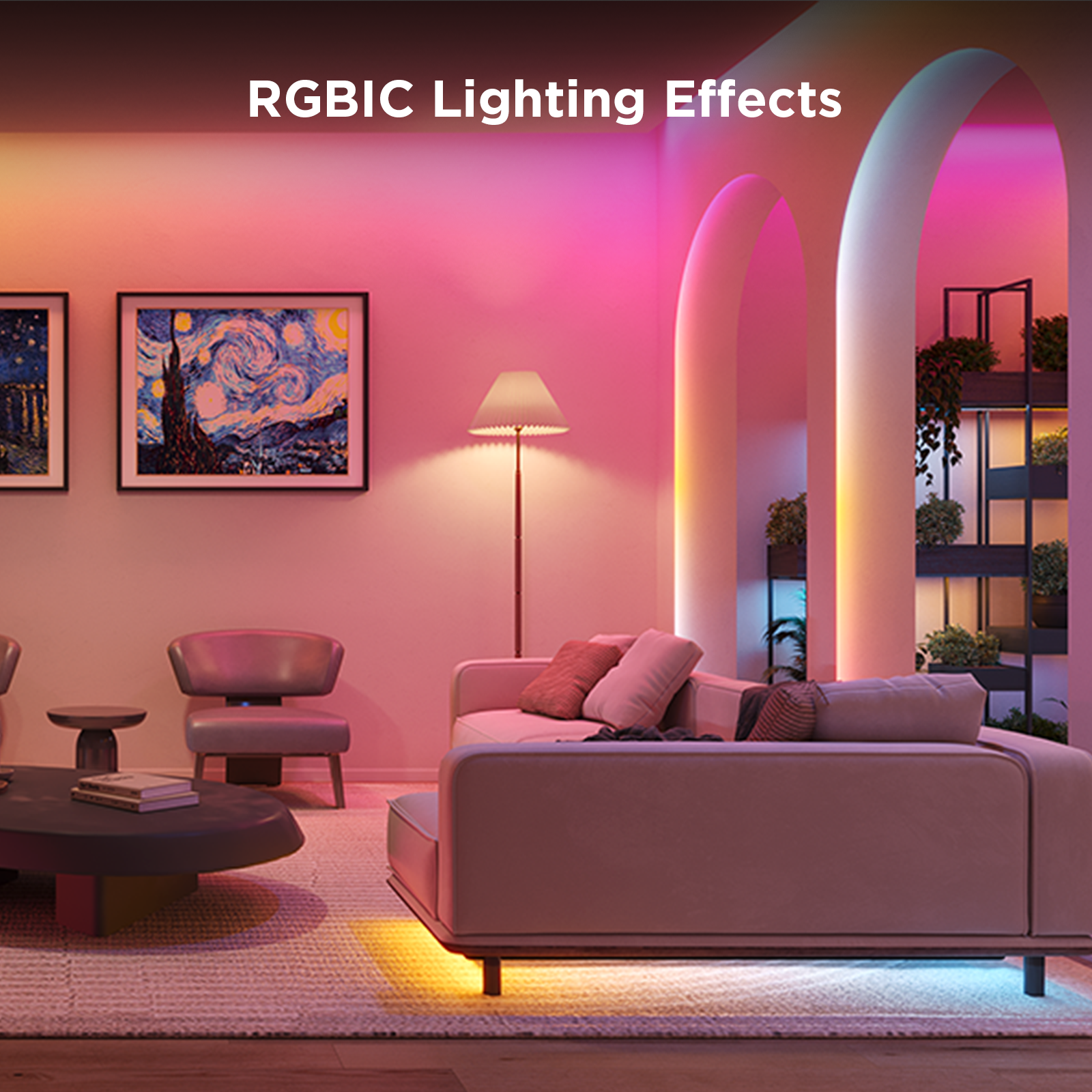 LED pásek Govee WiFi RGBICW Smart PRO, 5 m, MATTER, extra odolný