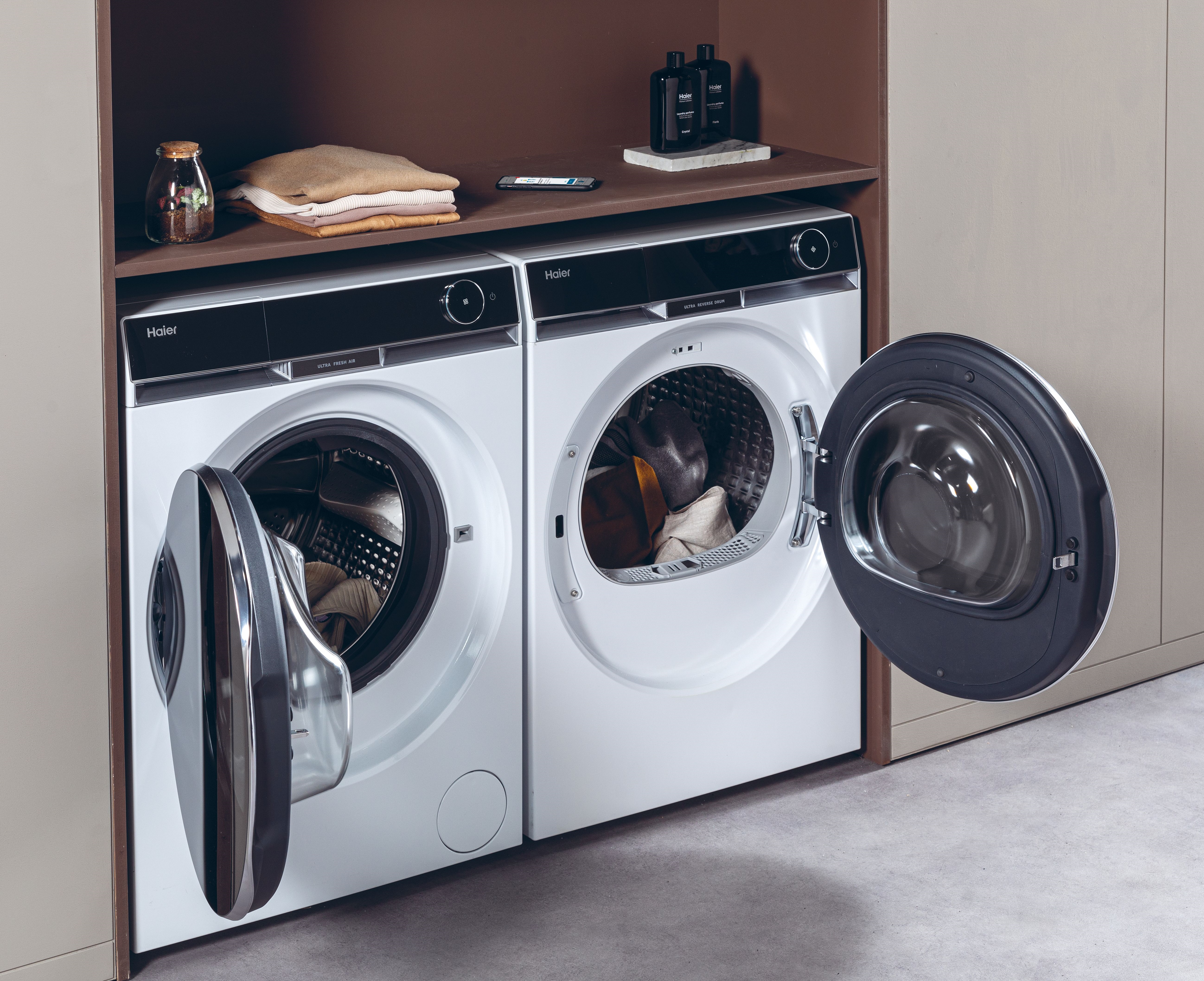 Sušička bielizne HAIER HD90-A3Q397U1-S