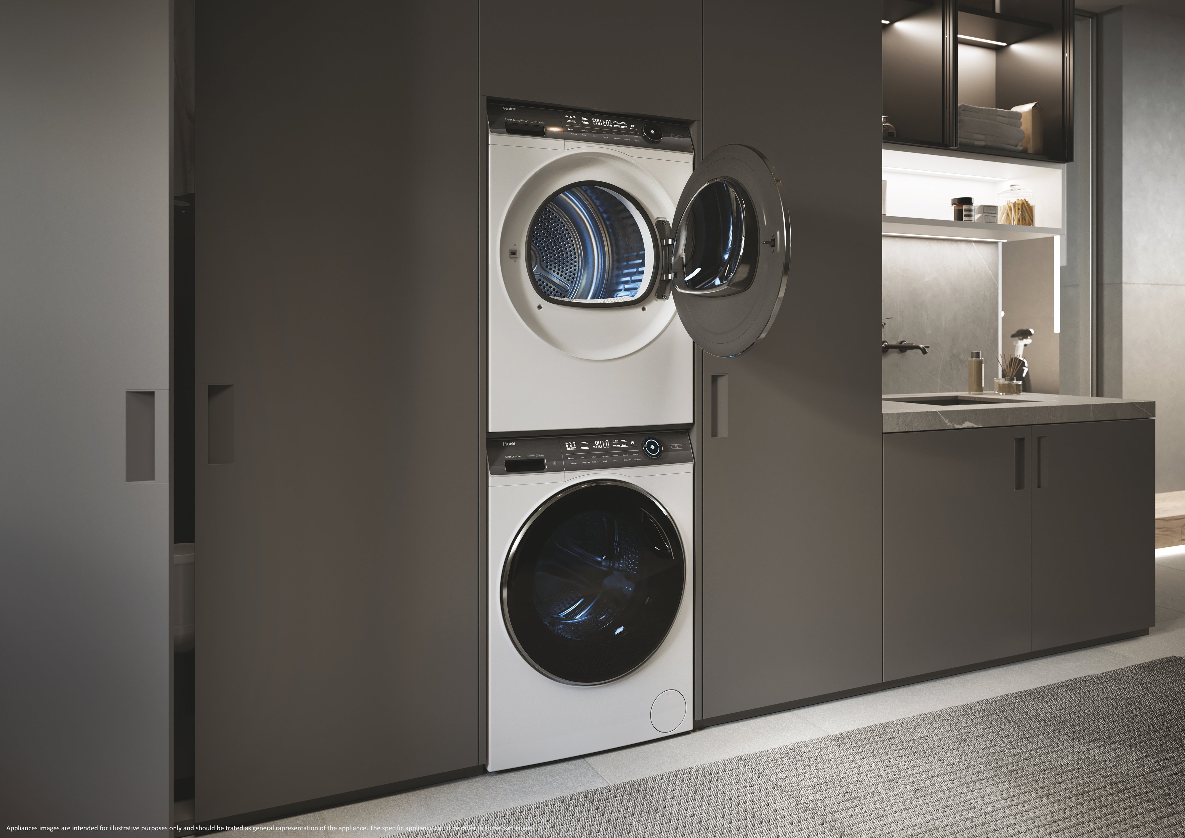 Sušička prádla HAIER HD100-A2979NU1-S I-PRO SERIES 7 PLUS