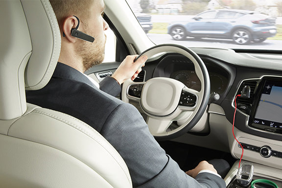 Bluetooth-Headset MyVoice2100, Mono-BT-Headset, für 2 Geräte, Sprachassistent (Siri, Google)