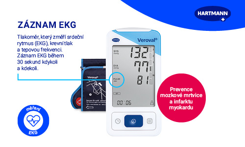 Tlakoměr s EKG HARTMANN Veroval