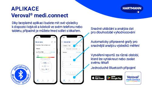 Tlakoměr pažní HARTMANN Veroval compact + connect