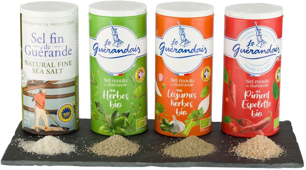 Le Guérandais Dárkové balení - mořská BIO sůl z Bretaně