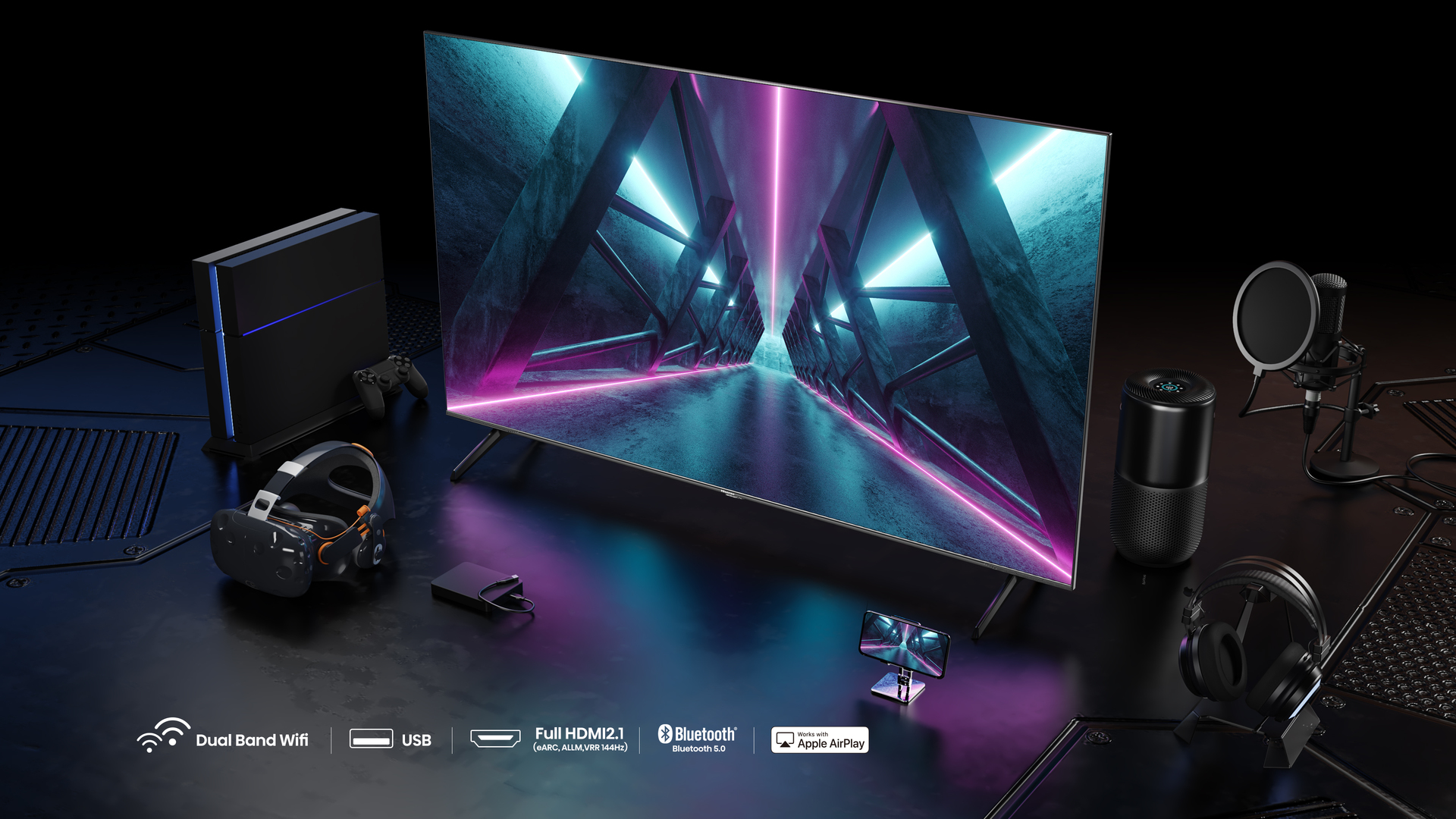 Chytrá TV Hisense 55E7NQ Pro