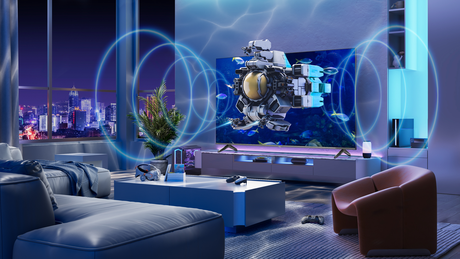 Chytrá TV Hisense 55E7NQ Pro