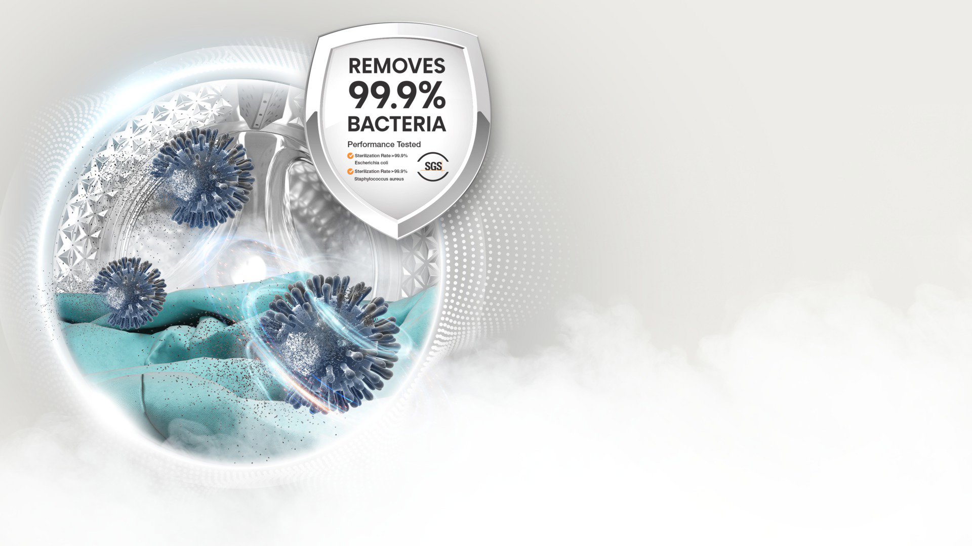 Úzka parná práčka HISENSE WF3S6021BW