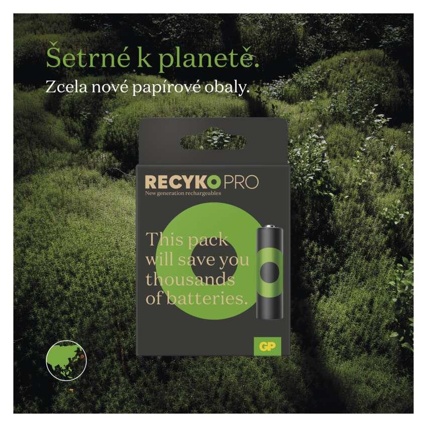 Nabíjecí baterie GP Nabíjecí baterie ReCyko Pro Professional AAA (HR03), 6 ks