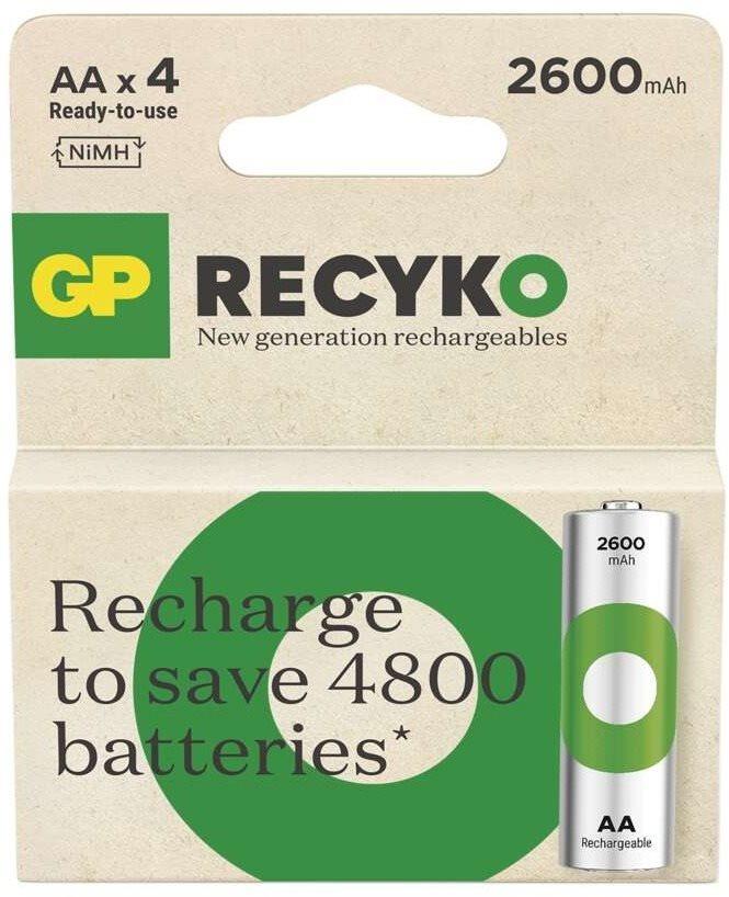 GP  ReCyko 2600 AA (HR6), 4 Stück