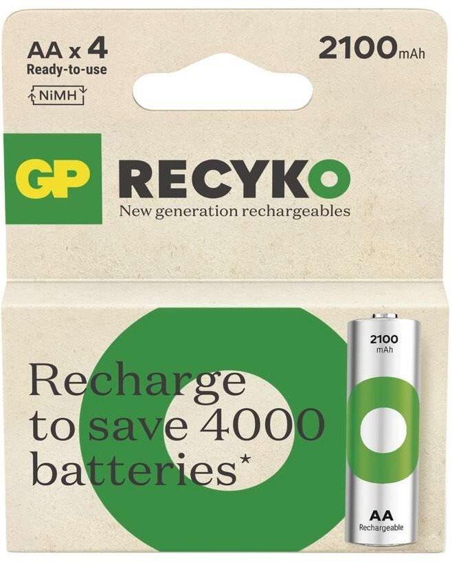 GP ReCyko 2100 AA (HR6), 4 Stück