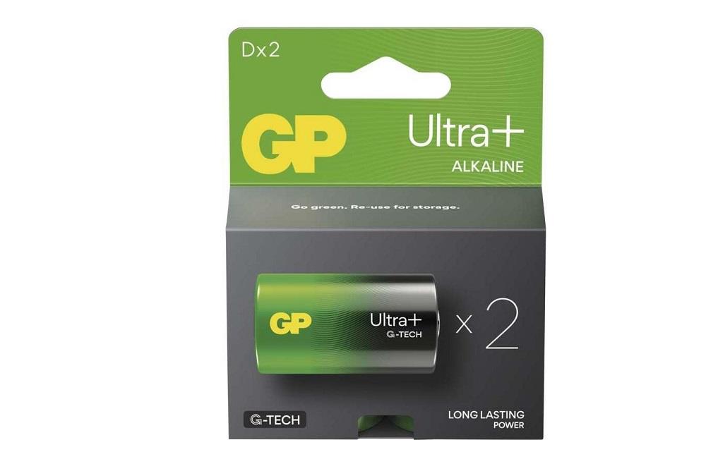 Jednorazová batéria GP Alkalická batéria Ultra Plus D (LR20)