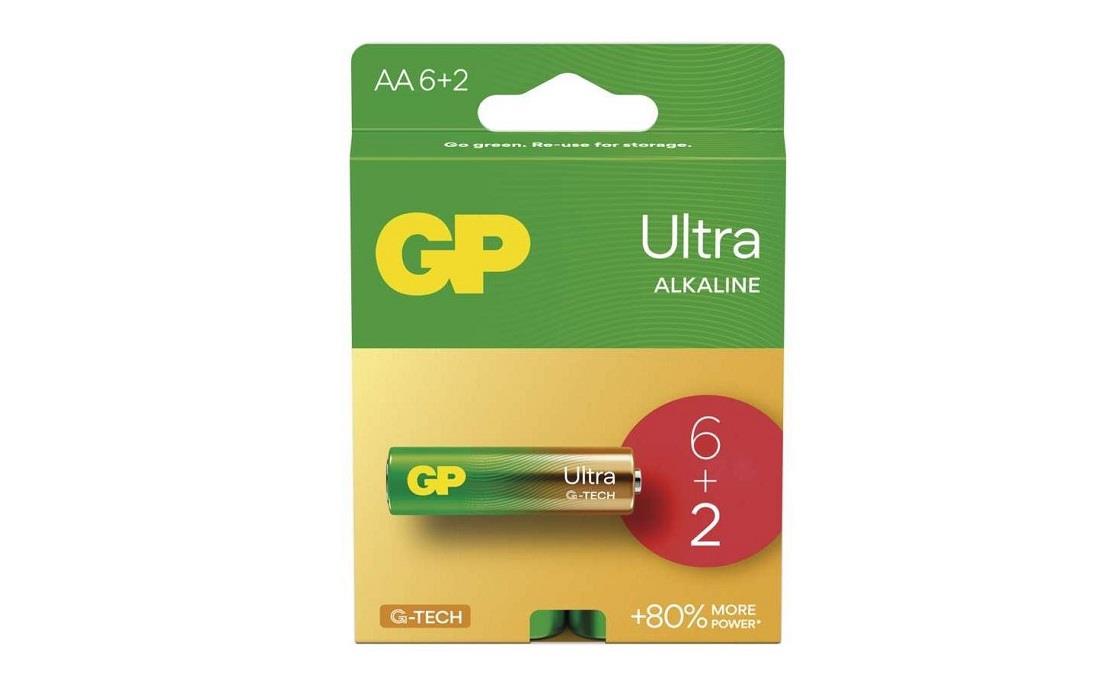 Jednorazová batéria GP Alkalická batéria Ultra AA (LR6)