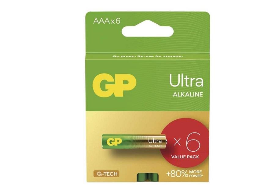 Jednorazová batéria GP Alkalická batéria Ultra AAA (LR03)