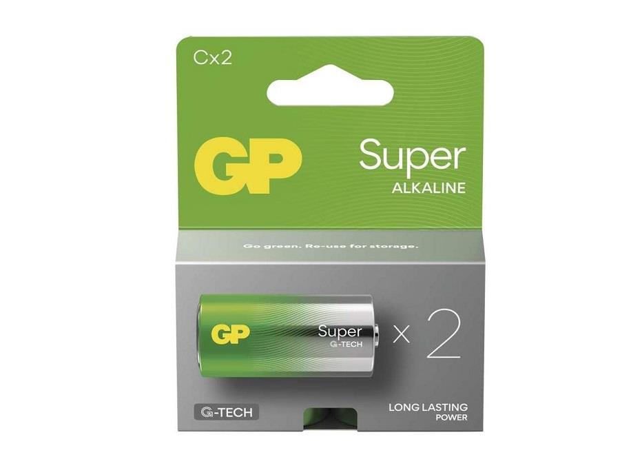 Jednorazová batéria GP Alkalická batéria Super C (LR14)