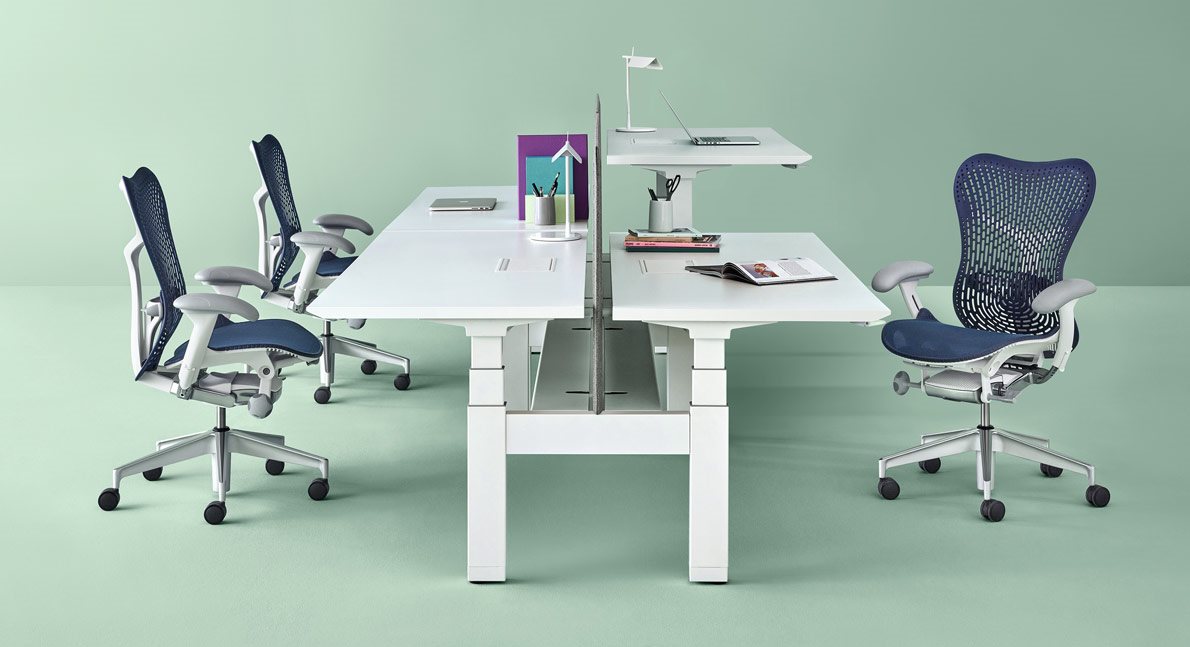 Kancelářská židle Herman Miller Mirra s opěrkou Bterfly