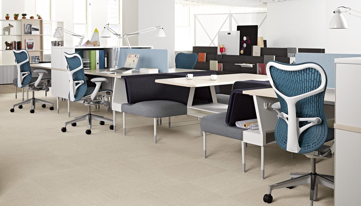 Kancelářská židle Herman Miller Mirra s opěrkou Bterfly