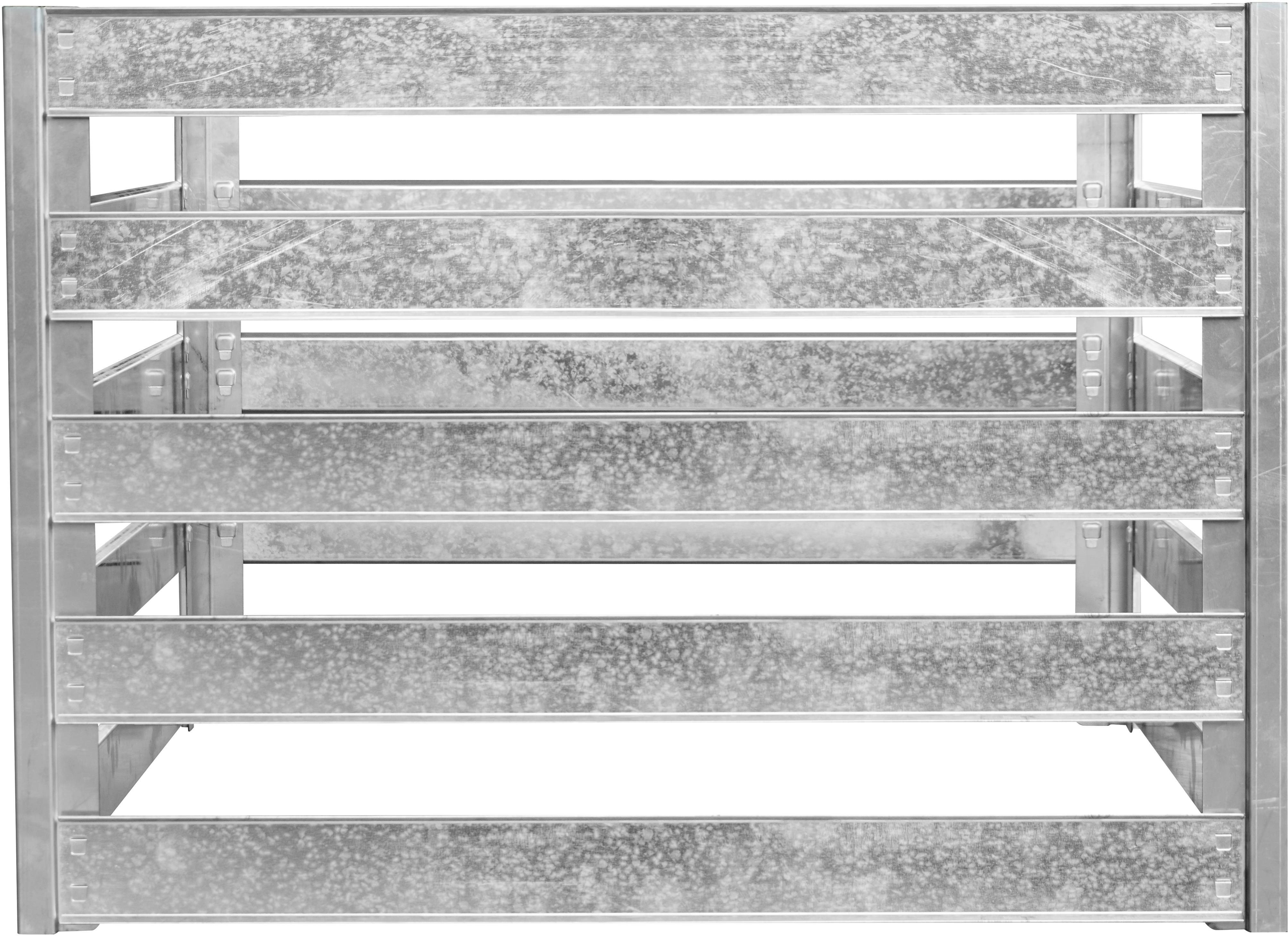 Kompostér ROJAPLAST Kompostér plechový, 93 x 93 x 70 cm, objem 560 l
