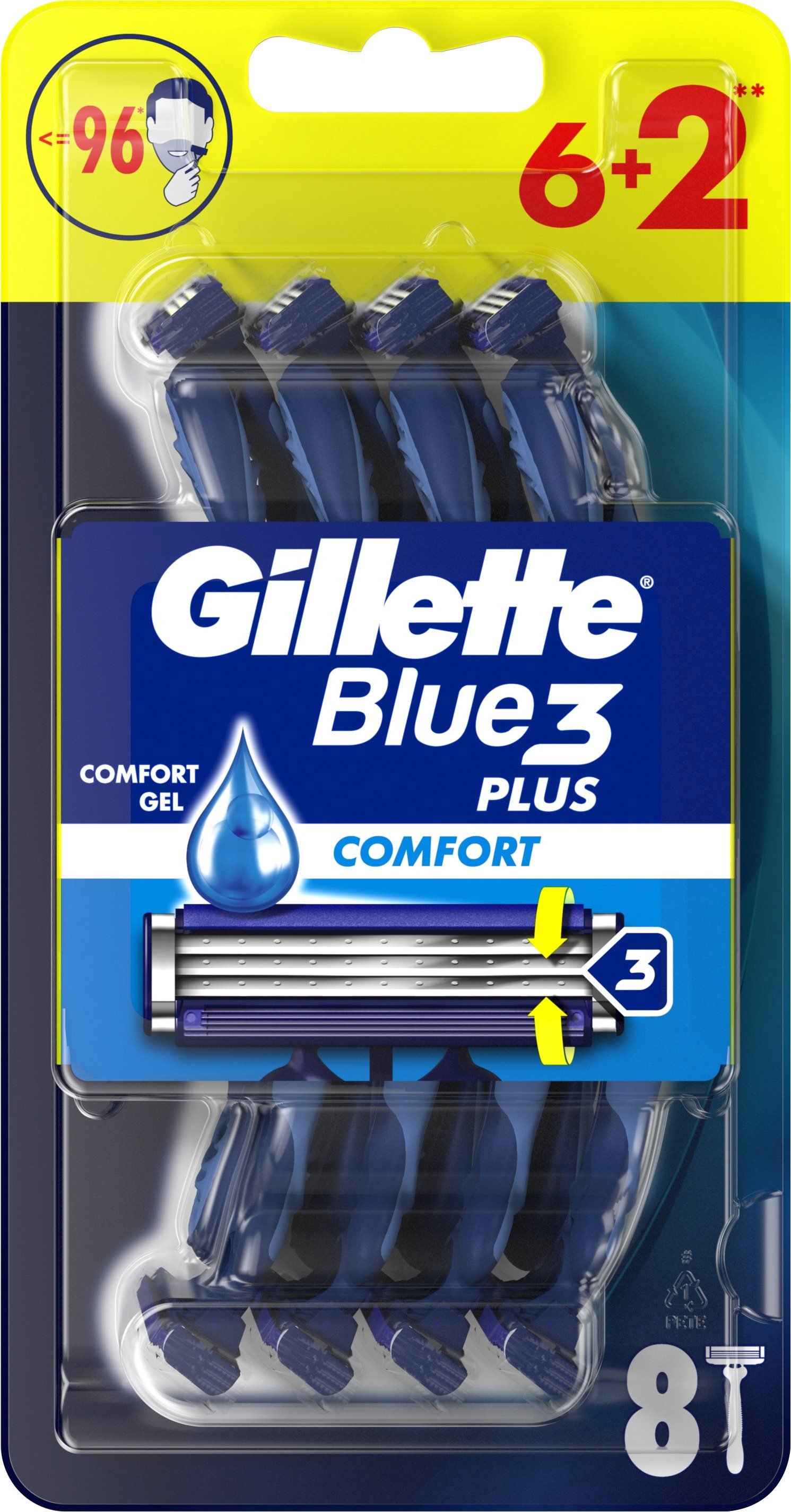 Holítka GILLETTE Blue3 8 ks