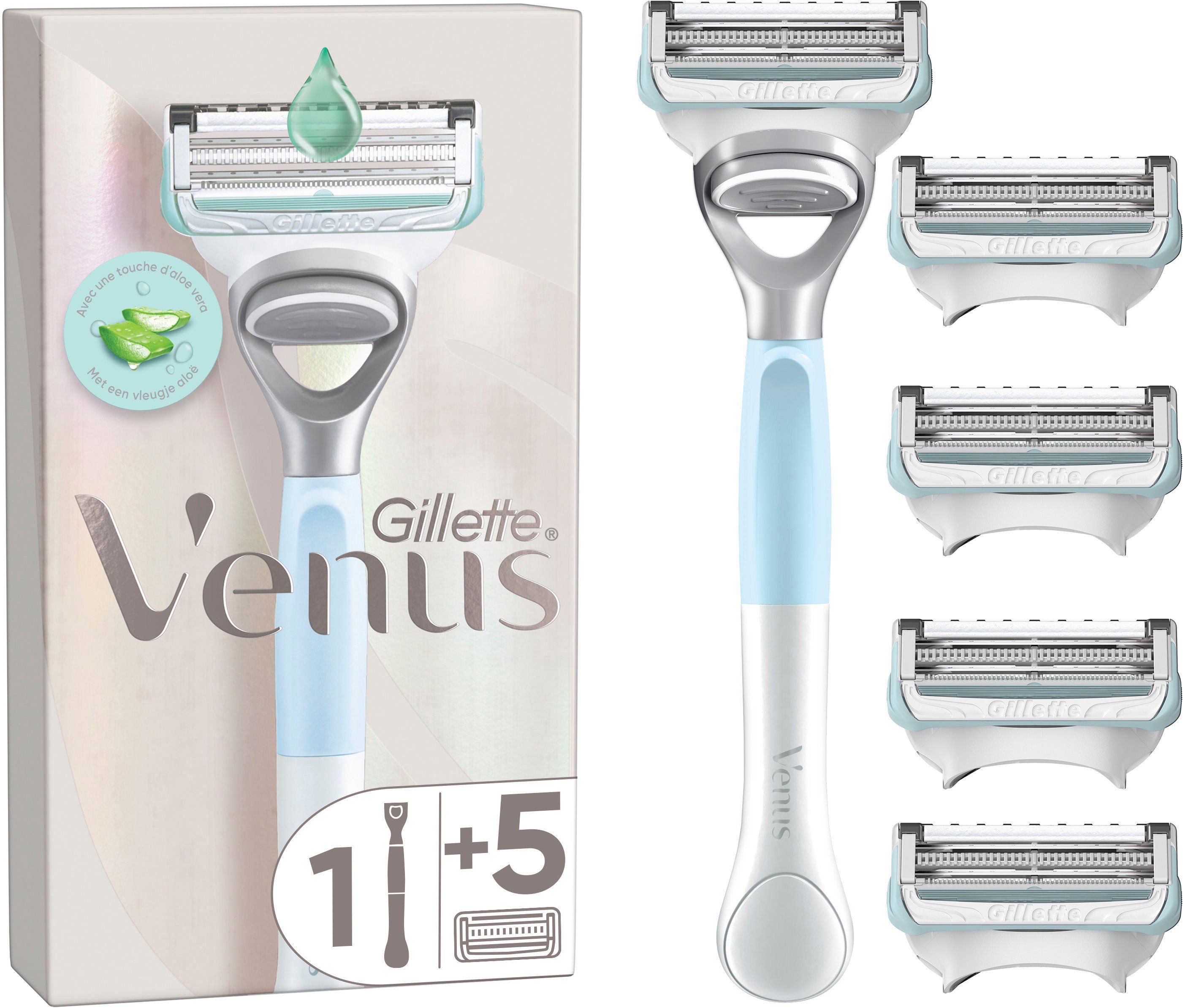 Dámský holicí strojek GILLETTE Venus Pro úpravu linie bikin + hlavice 5 ks