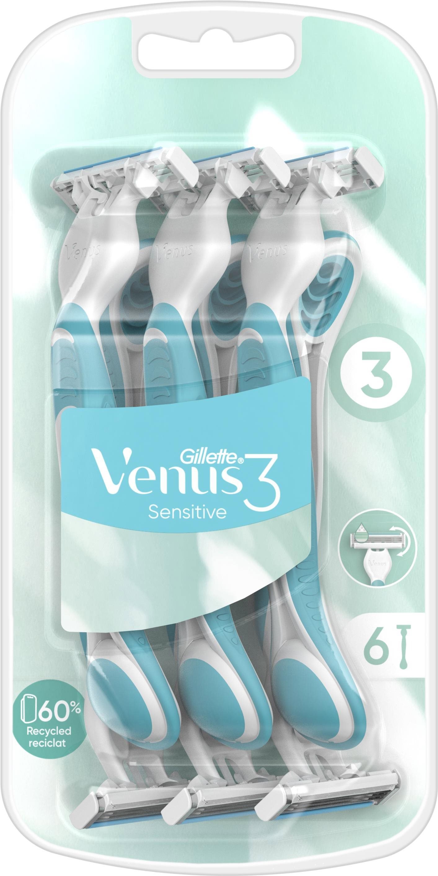 Dámská holítka GILLETTE Venus 3 Sensitive 6 ks