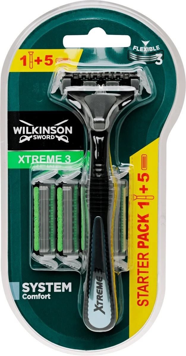 Holicí strojek WILKINSON Xtreme3 Hybrid + hlavice 5 ks