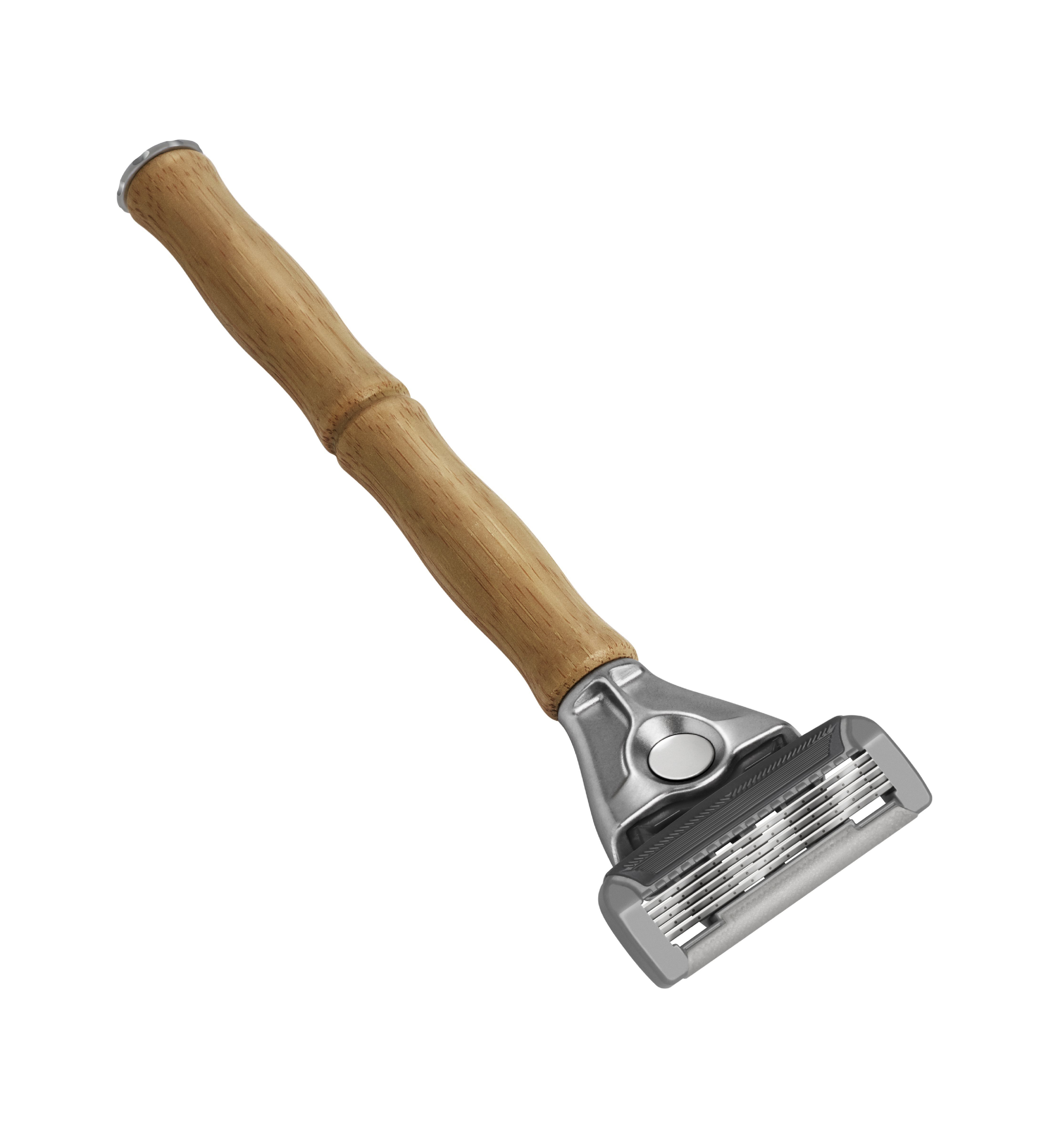 Holicí strojek BULLDOG Original Bamboo + hlavice 2 ks