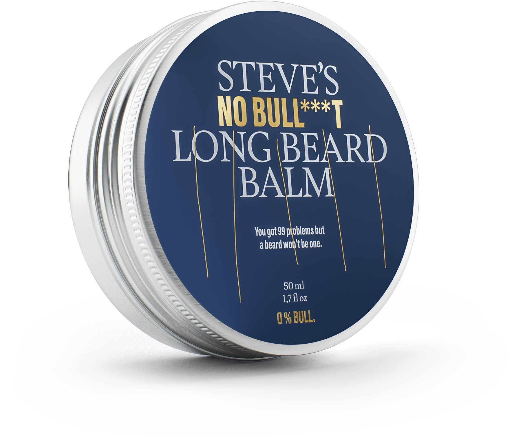 Balzám na vousy STEVES No Bull***t Long Beard Balm 50 ml