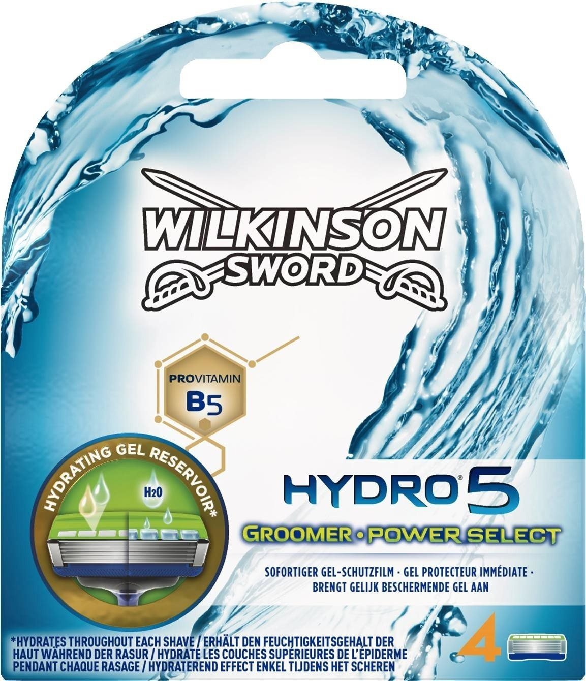 Pánské náhradní hlavice WILKINSON Hydro 5 Groomer 4 ks