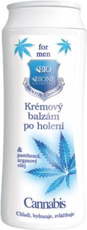 Balzám po holení BIONE COSMETICS Krémový balzám po holení s Cannabis 200 ml