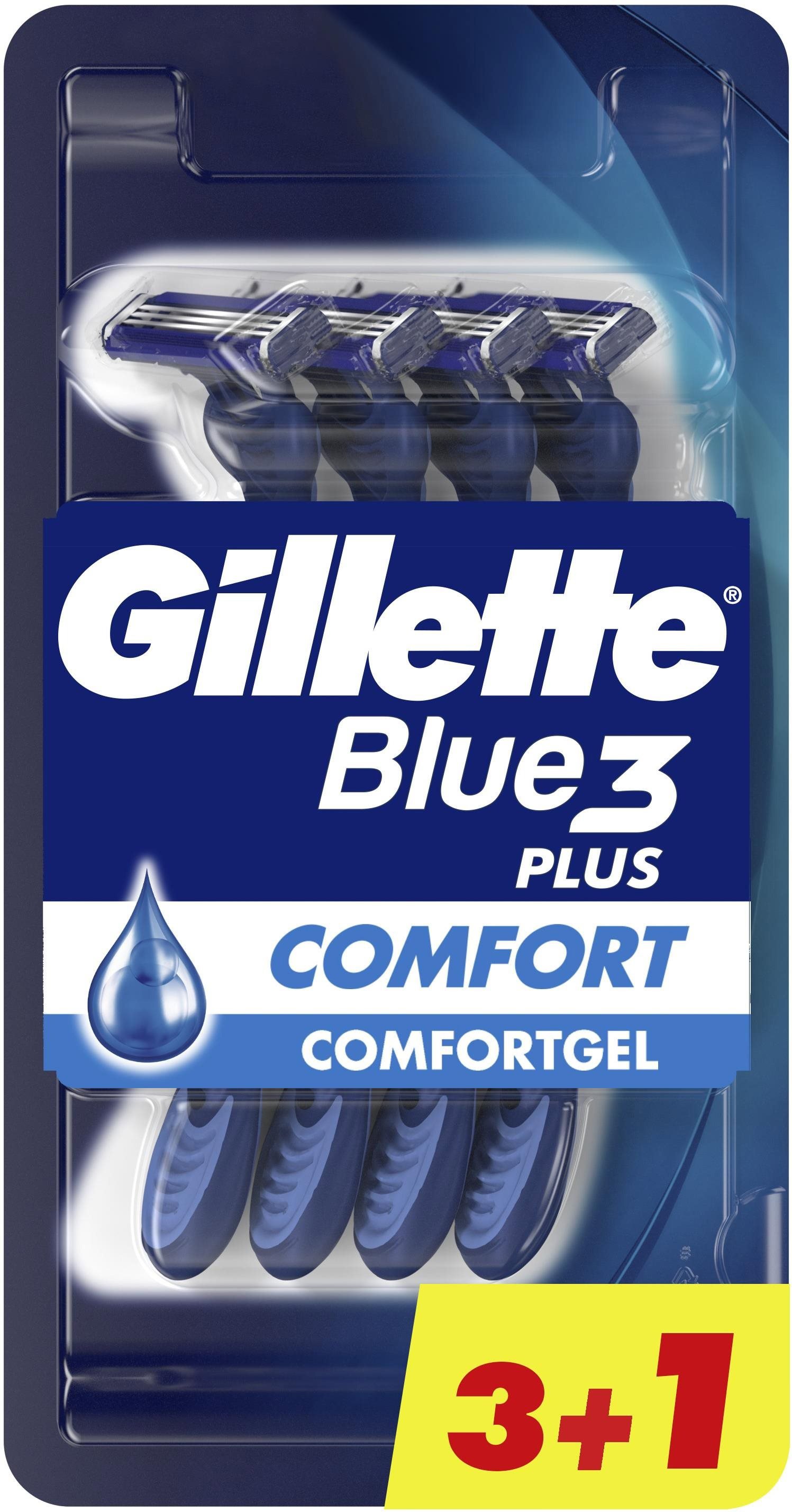  Holítka GILLETTE Blue3 Plus Comfort 4 ks