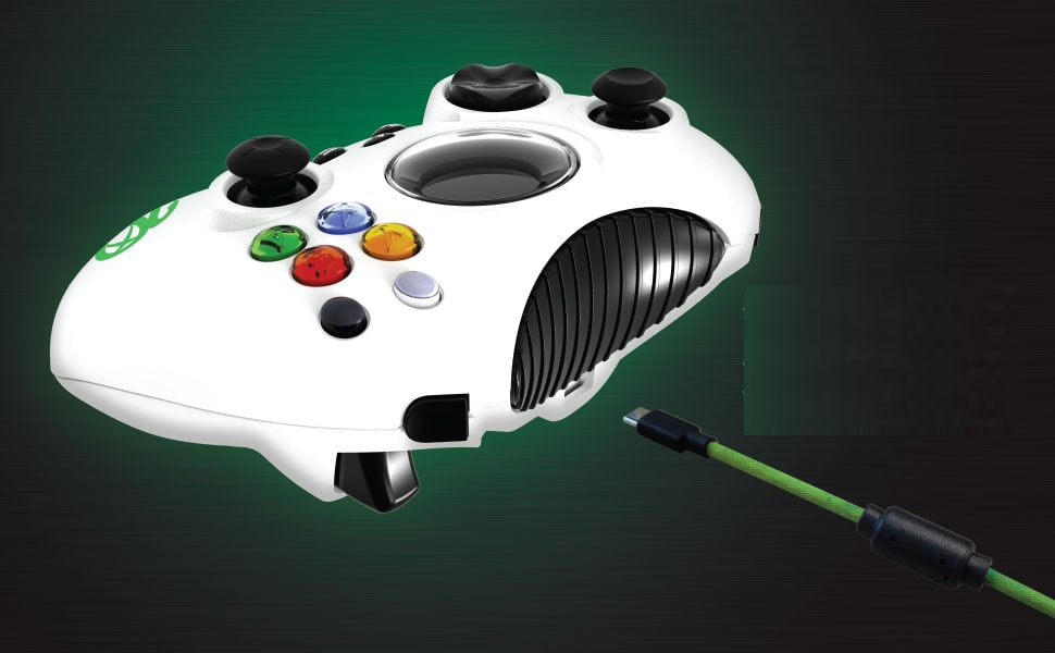 Hyperkin Duke Wired Controller (Xbox 20th Ann.LE) (White) Officially Licensed by Xbox
