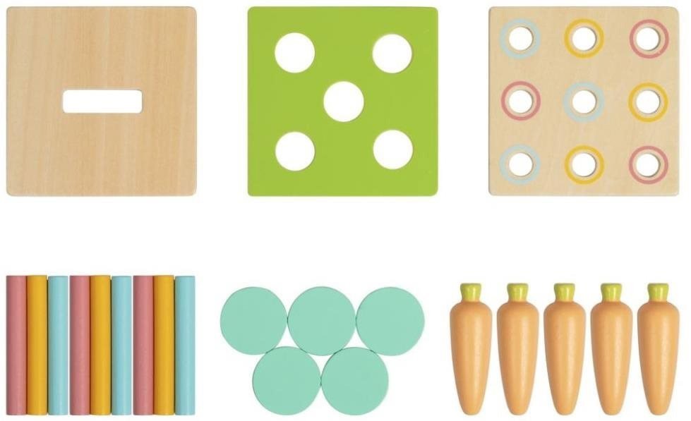 Montessori hračka eliNeli Edukační hračka (box) 3v1