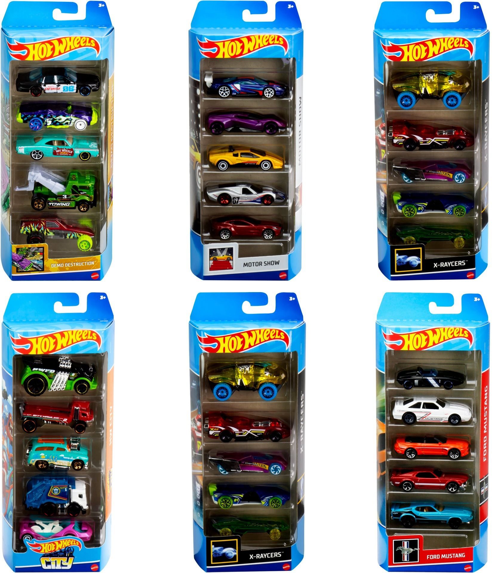 Hot Wheels Hot Wheels Angličáky 5ks