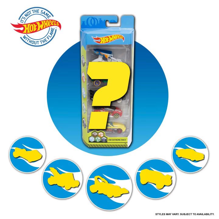 Hot Wheels Hot Wheels Angličáky 5ks