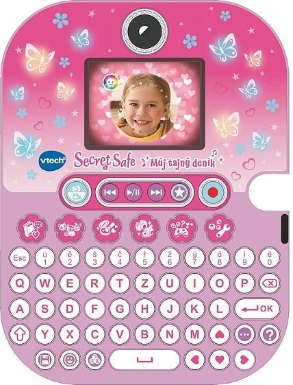 Interaktivní hračka Vtech Kidi Secret Safe - Můj tajný deník CZ