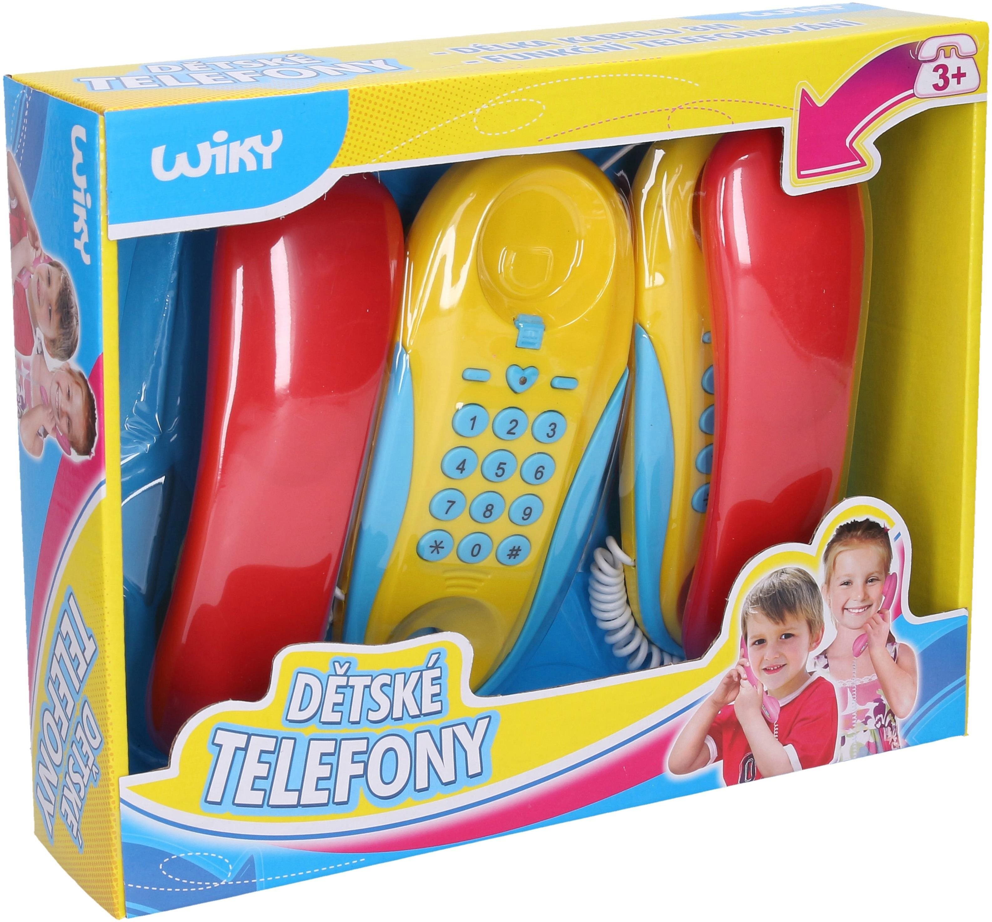 Interaktivní hračka Dětské drátové telefony - Český obal