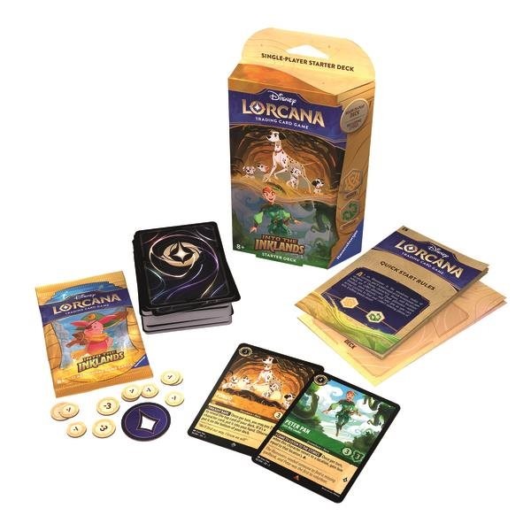 Sběratelské karty Disney Lorcana: Into the Inklands - Starter Deck Amber & Emerald