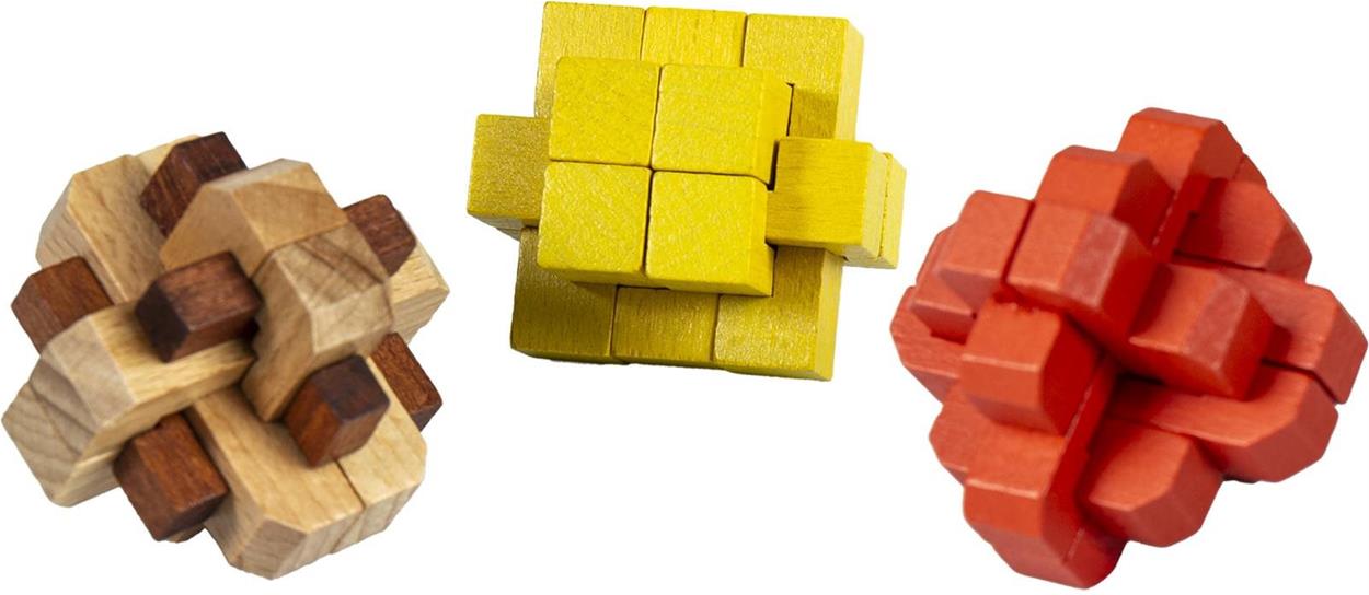 Set of 3 Puzzles - Crosses