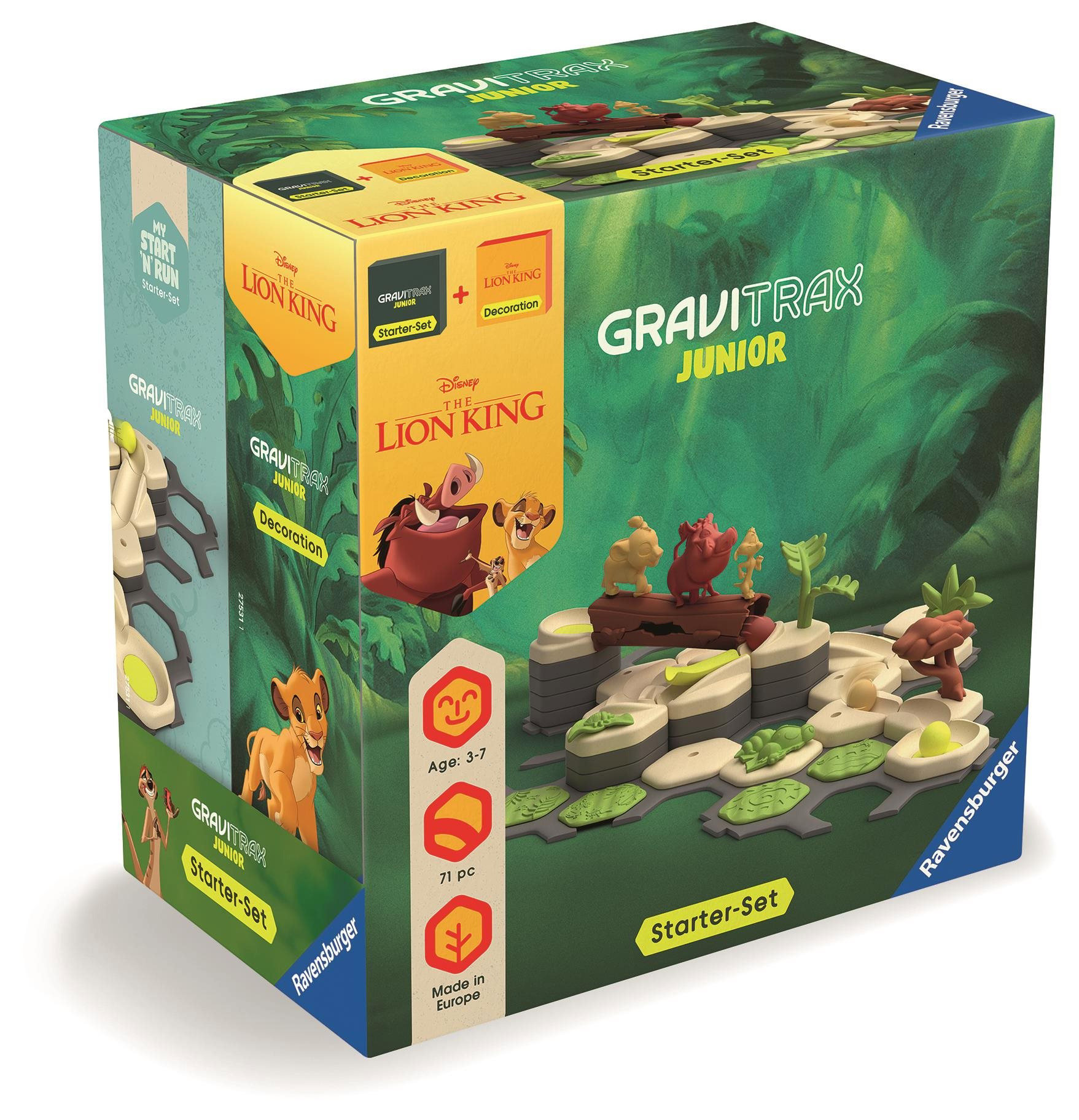 GraviTrax Junior Bundle Kugelbahn: Start + Disney: Der König der Löwen