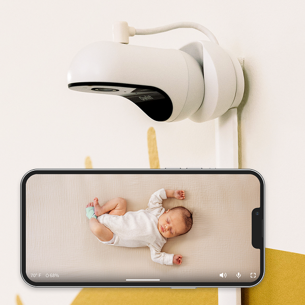 Chytrá ponožka Owlet Dream Sock 0-18 měsíců (Zelená) a kamera Owlet Cam 2