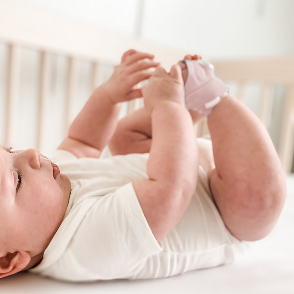 Chytrá ponožka Owlet Dream Sock 0-18 měsíců (Matně růžová) a kamera Owlet Cam 2