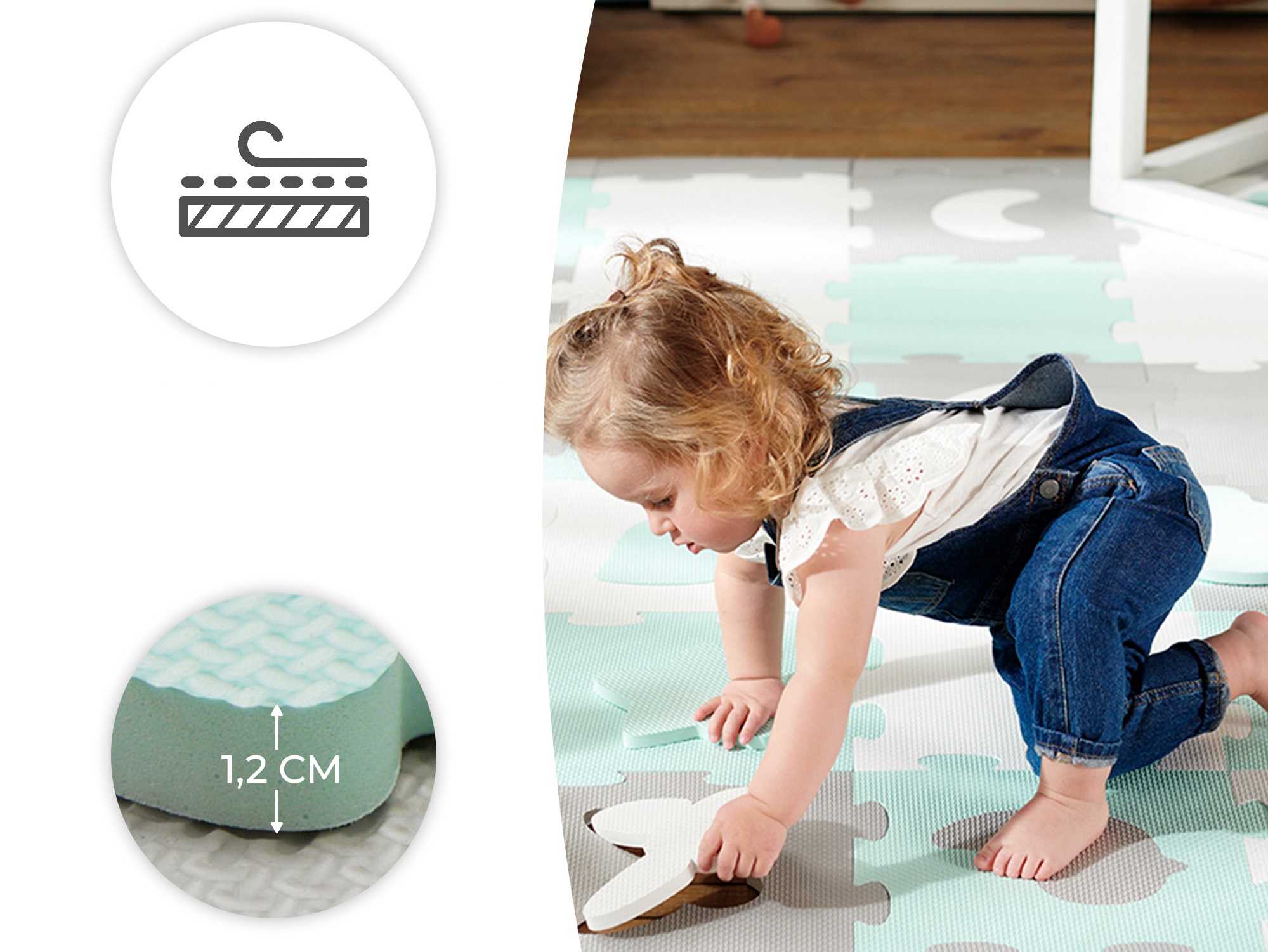 Pěnové puzzle Kinderkraft Select Luno