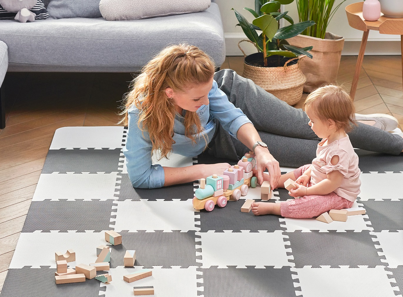 Pěnové puzzle Kinderkraft Select Luno