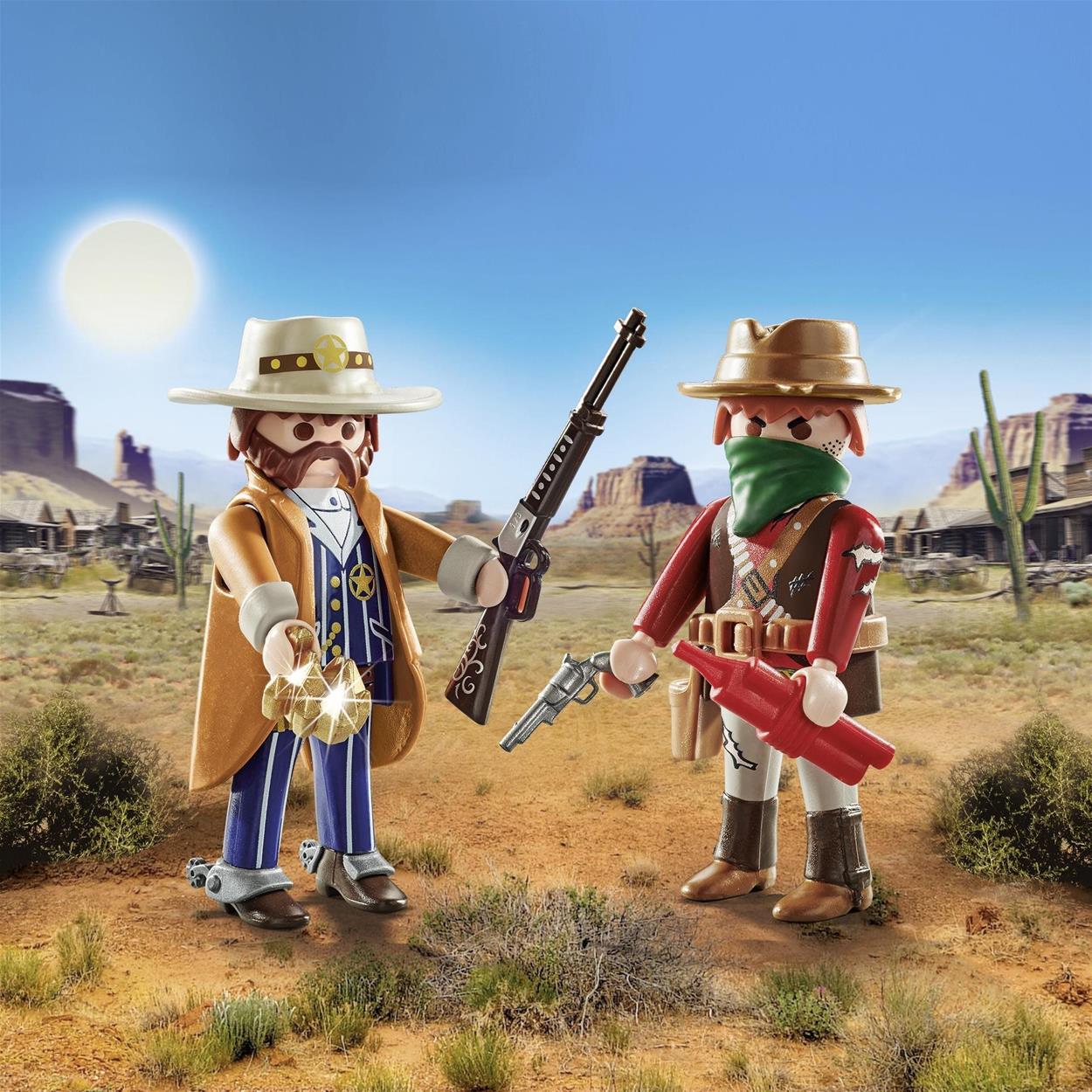 Stavebnice Playmobil Bandita a Šerif