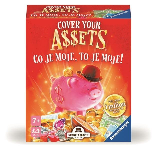 Karetní hra Ravensburger 227907 Cover Your Assets: Co je moje, to je moje!