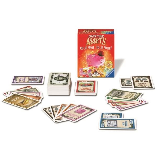Karetní hra Ravensburger 227907 Cover Your Assets: Co je moje, to je moje!