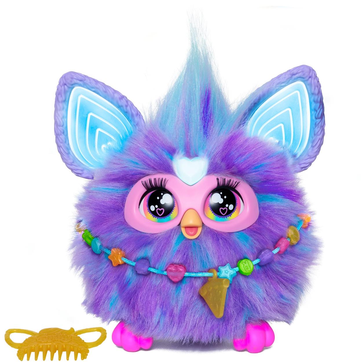 Interaktívna hračka Furby vo fialovej farbe