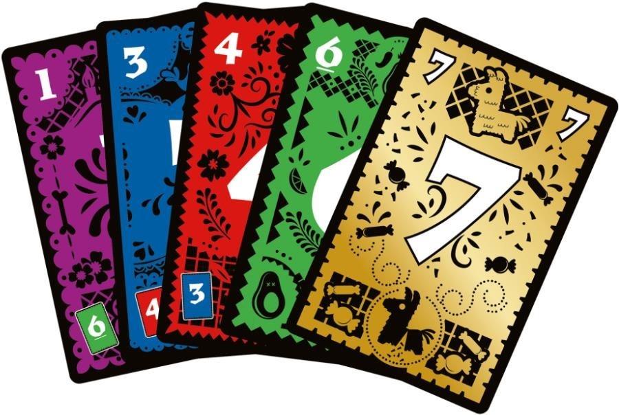 Ukázka karet z karetní hry Trio