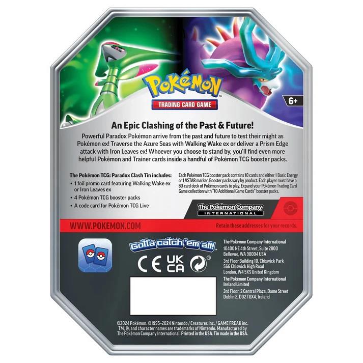Pokémon karty Pokémon TCG: Paradox Clash Tin - Walking Wake ex